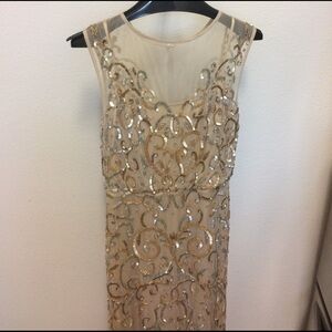 Aidan Mattox size 4 full length gown